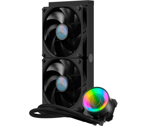Cooler Master MasterLiquid ML280 Mirror RGB 2x140mm - 1047290 - zdjęcie 2